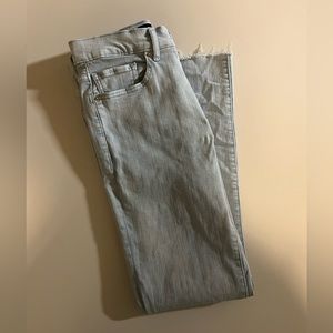 Cropped Flare Express White-wash Jeans